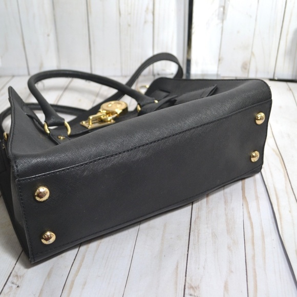 Michael Kors Hamilton Saffiano Medium Satchel Bag - Picture 3 of 6